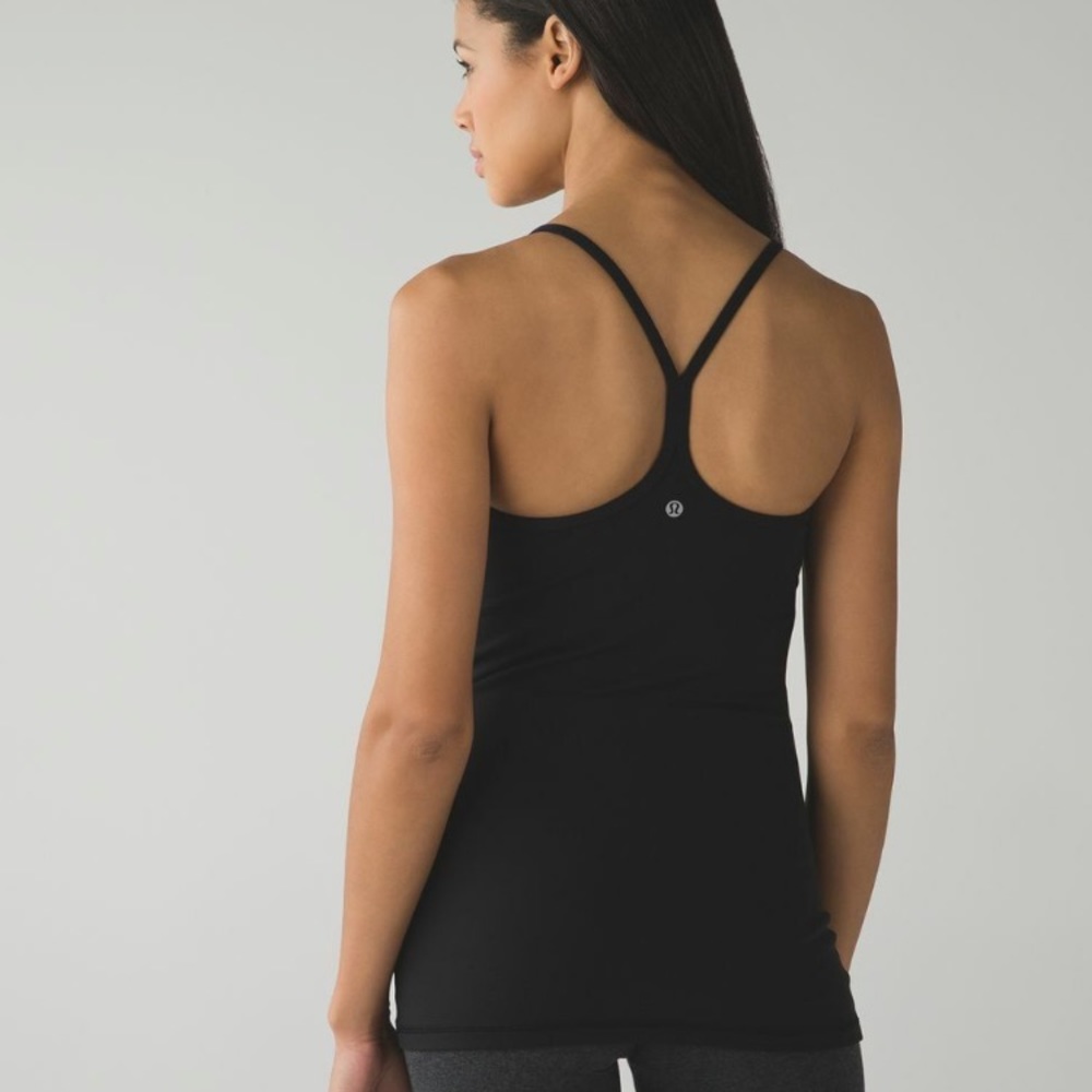 LAST CHANCE lululemon athletica Black Slim Strappy Tank Top - Picture 2 of 8